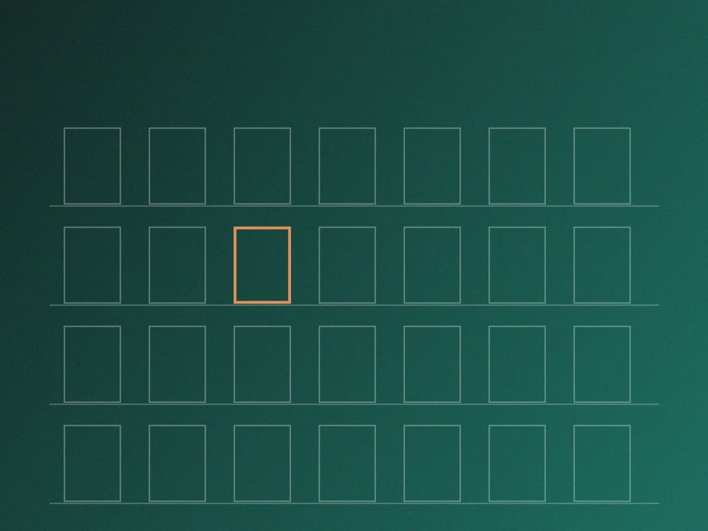 Shelf grid representing FMCG